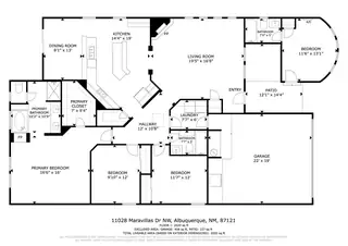 11028 Maravillas Drive NW Floor Plan