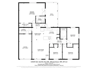 10429 San Jacinto Avenue NE Floor Plan