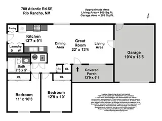 700 Atlantic Road SE Floor Plan