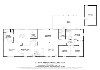 217 Hondo Road SW Floor Plan