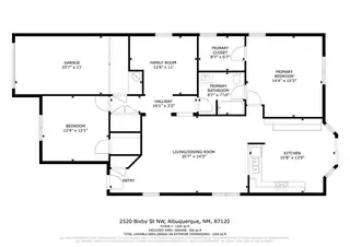 2520 Bixby Street NW Floor Plan