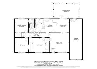 3956 Corrales Road Floor Plan