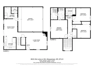8632 Alta Loma Lane NE Floor Plan