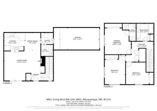 4801 Irving Boulevard NW UNIT 3603 Floor Plan