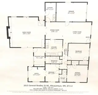 2610 General Bradley Street NE Floor Plan