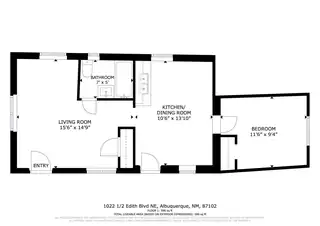 1022 1/2 Edith Boulevard NE Floor Plan