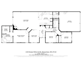 2103 Navajo Willow Drive NE Floor Plan