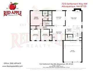 7210 Settlement Way NW Floor Plan