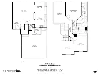 3317 Zia Street NE Floor Plan