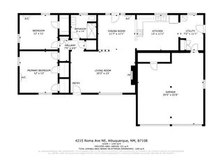 4215 Roma Avenue NE Floor Plan