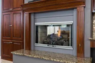 6605 Wentworth Court NE Fireplace