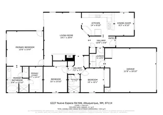 6227 Nueva Espana Road NW Floor Plan
