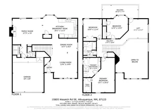 10805 Wasatch Road SE Floor Plan