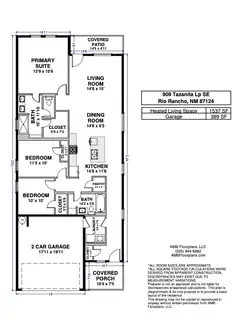 909 Tazanita Loop SE Floor Plan