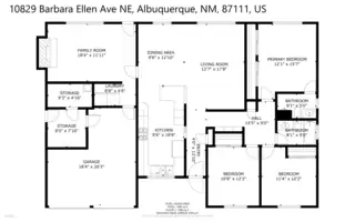 10829 Barbara Ellen Avenue NE Floor Plan