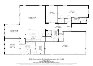8752 Abierto Vista Circle NW Floor Plan