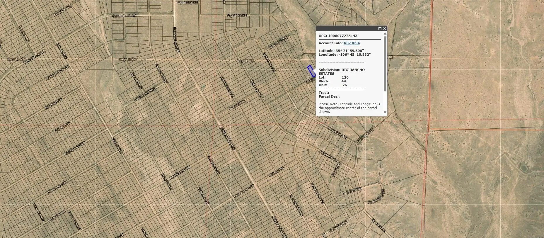 Beryl (U26 B44 L126) Road NE 26