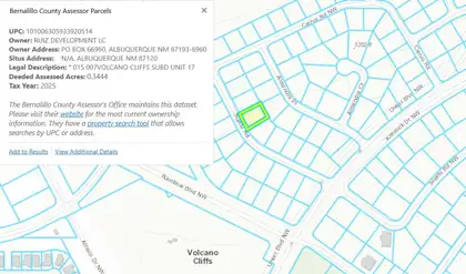 9 Lots Volcano Cliffs Subd NW, Albuquerque 