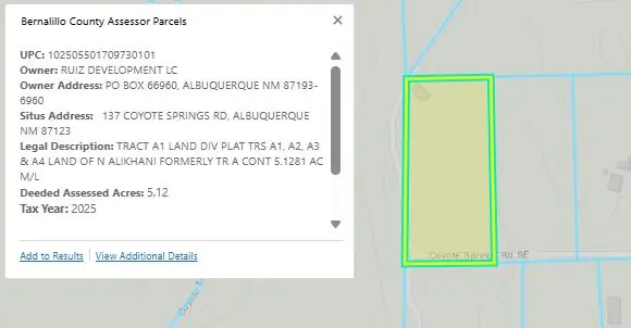 2 Lots Coyote Springs Road SE