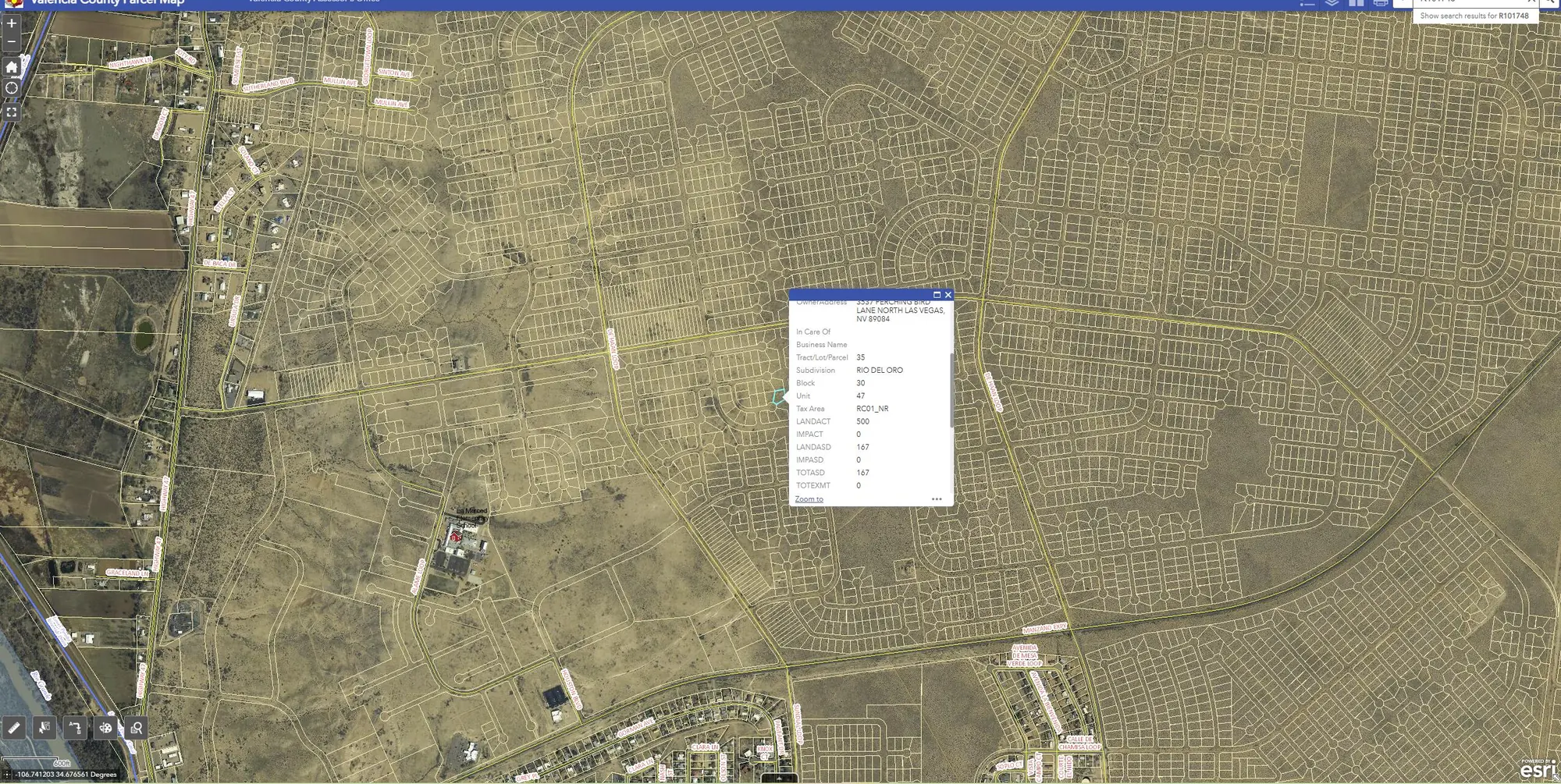 RIO DEL ORO Lot: 35 Block: 30