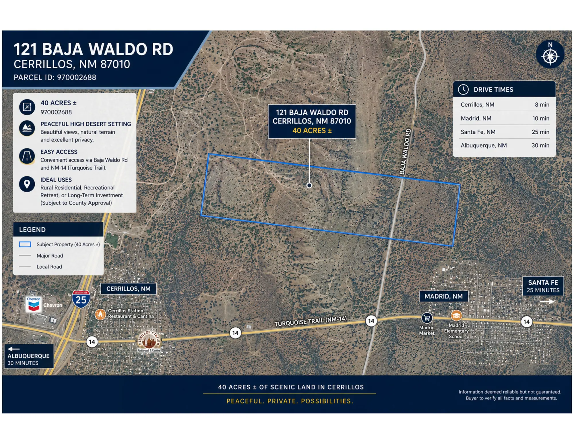 121 Baja Waldo Road