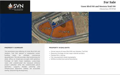 NEC Unser & Western Trail NW, Albuquerque 