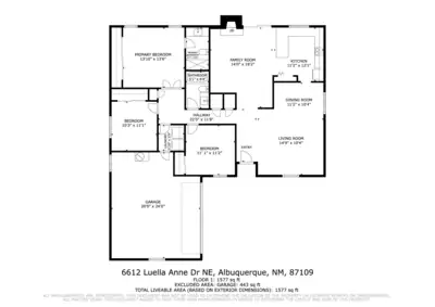 6612 Luella Anne Drive NE, Albuquerque, NM 87109 