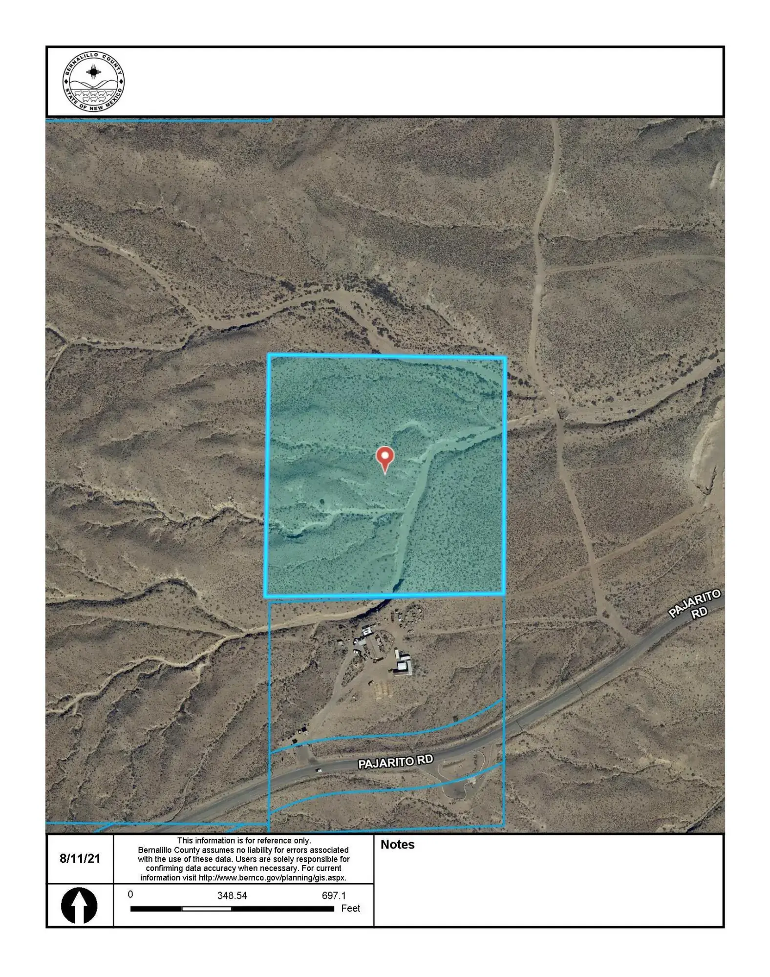 Off Pajarito (Jmt #2) Road SW